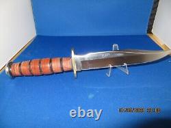 Vintage Al Mar Grunt II Model 4021 Fighting Dagger Knife Sheath