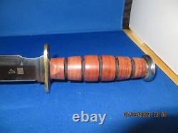 Vintage Al Mar Grunt II Model 4021 Fighting Dagger Knife Sheath