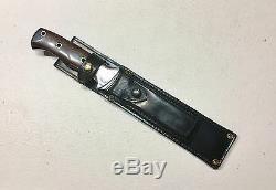 Vintage Al Mar Model 3005.6 Sere Fighting Dagger Knife Micarta Handle Sheath