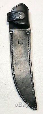 Vintage Al Mar Seki Japan Shugoto1 Tanto Fighting Dagger Knife Sheath Case Mint