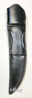 Vintage Al Mar Seki Japan Shugoto1 Tanto Fighting Dagger Knife Sheath Case Mint