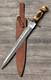 Vintage And Rare Colt Ct 822 Huge Toothpick, Stag Handle & Butt, 14-in Blade