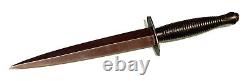 Vintage Antique 1940 England FairbairnSykes Fighting Fixed Blade Dagger Knife