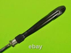 Vintage Antique German Henckels Solingen Dagger Fighting Knife with Scabbard