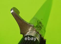 Vintage Antique German Henckels Solingen Dagger Fighting Knife with Scabbard