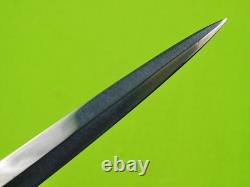 Vintage Antique German Henckels Solingen Dagger Fighting Knife with Scabbard