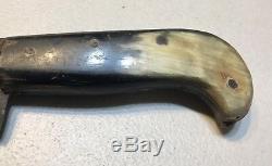 Vintage Antique Spanish-American War Blade Fighting Dagger Sword Knife Horn