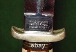 Vintage BULLDOG BRAND Solingen Surgical Steel Fifth Ace Dagger Knife #060