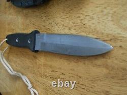 Vintage Blackjack Blackmoor 2000 Fixed Blade Fighting Knife Dagger