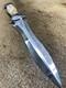 Vintage Bowie Knife Rams Horn Handmade Dagger Knife Combat Fixed Blade Beast
