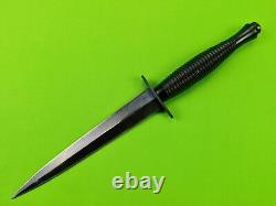 Vintage British English Fairbairn Sykes Commando Fighting Knife Dagger with Sheath