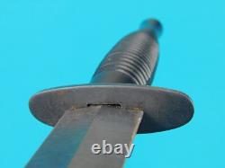 Vintage British English Fairbairn Sykes Stiletto Fighting Knife Dagger with Sheath