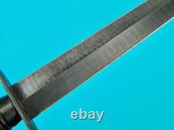 Vintage British English Fairbairn Sykes Stiletto Fighting Knife Dagger with Sheath