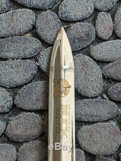 Vintage Buck 103 Knife Dagger 100 Years With Gold Etched Rendering 434 of 1000