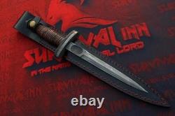 Vintage CASE V-42 Dagger US Special Forces WWII Dagger Knife with Leather sheath