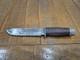 Vintage Cattaraugus 225q Ww2 Military Combat Knife Dagger. Solid Knife. Usa
