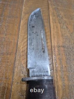 Vintage CATTARAUGUS 225Q WW2 Military Combat Knife Dagger. Solid Knife. USA