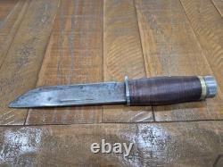 Vintage CATTARAUGUS 225Q WW2 Military Combat Knife Dagger. Solid Knife. USA