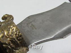 Vintage Chipaway Cutlery Large Knife Fixed 13.5 Blade Dagger withLeather Sheath