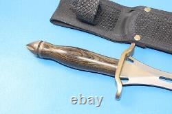 Vintage Combat Knife Dagger Stainless Steel Taiwan + Sheath