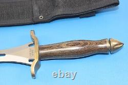 Vintage Combat Knife Dagger Stainless Steel Taiwan + Sheath