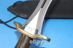 Vintage Combat Knife Dagger Stainless Steel Taiwan + Sheath