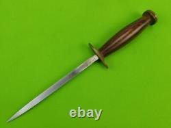 Vintage Custom Made Handmade Stiletto Fighting Knife Dagger