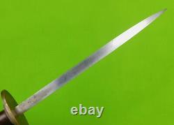 Vintage Custom Made Handmade Stiletto Fighting Knife Dagger