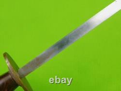 Vintage Custom Made Handmade Stiletto Fighting Knife Dagger