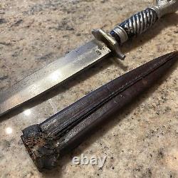 Vintage Dagger Solingen Germany, G. C. Gutmann Cutlery Eagle Claw 499 Knife Dirk