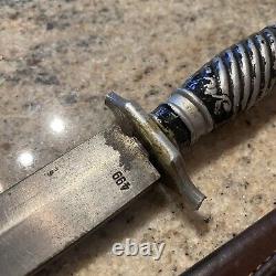 Vintage Dagger Solingen Germany, G. C. Gutmann Cutlery Eagle Claw 499 Knife Dirk