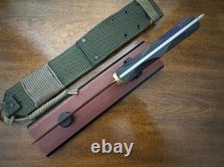 Vintage EK Commando Fixed Blade knife Fighting Dagger Made In Richmond VA USA