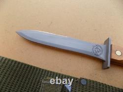 Vintage EK Knives Effingham, IL WD-3W Fighting Knife Dagger US Wood Handle