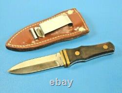 Vintage Explorer Boot Knife Dagger Model 21-295 Japan + Leather Sheath