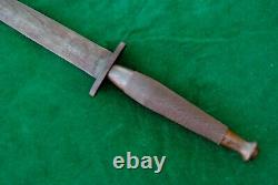Vintage Fairbairn Sykes Commando England British Fighting Knife Dagger Khanjar