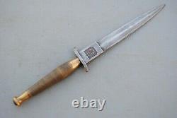 Vintage Fairbairn Sykes Commando England British Fighting Knife Dagger Khanjar