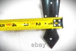 Vintage Filipino Dagger Knife, Buffalo Horn Handle & Scabbard with Gold Lion