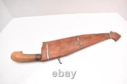 Vintage Filipino Philippines Palang Bolo Knife/Sword Wood Sheath 19 Dagger