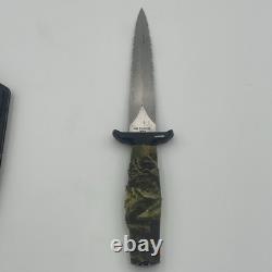 Vintage Fury Rattler Dagger 33061 Von Lindenau Made in Japan Knife With Sheath