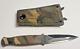 Vintage Gerber Guardian Camo Boot Combat Military Dagger Knife/ Sheath D1835s