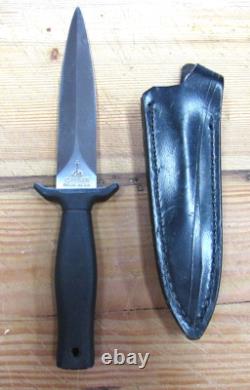 Vintage Gerber Mark I Boot Knife Dagger & Leather Sheath GOOD CONDITION