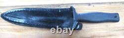 Vintage Gerber Mark I Boot Knife Dagger & Leather Sheath GOOD CONDITION