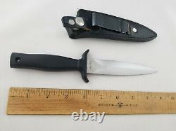 Vintage Gerber Mark I Combat Dagger Knife with Boot Clip Scabbard