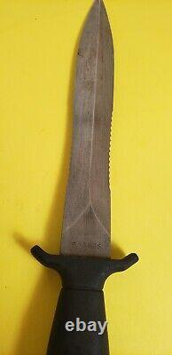 Vintage Gerber Mark II MK 2 Fighting Knife Dagger with Sheath