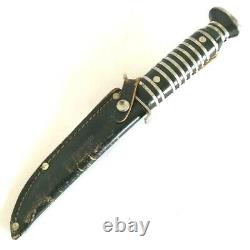 Vintage German Boot Knife Combat Fighting Dagger Solingen with Sheath