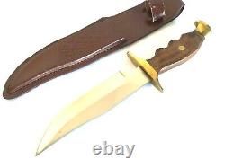 Vintage German Bowie Hunting Knife Dagger with Sheath