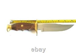 Vintage German Bowie Hunting Knife Dagger with Sheath