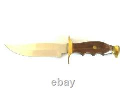 Vintage German Bowie Hunting Knife Dagger with Sheath
