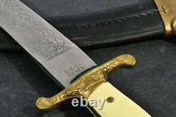 Vintage German Dagger Knife With Sheath Solingen Germany G. C. Company #422