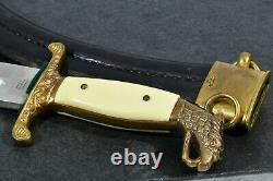 Vintage German Dagger Knife With Sheath Solingen Germany G. C. Company #422